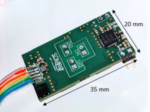 The G1 PCB with components mounted